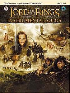 Lord Of The Rings: Instrumental Solos: Cello/Piano Accompaniment (Book And CD)