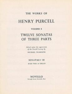 Henry Purcell:Twelve Sonatas Of Three Parts
