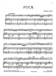 Michael Krein: Puck (Violin/Piano)