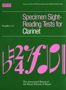 ABRSM Specimen Sight-Reading Tests For Clarinet Grade 1-5