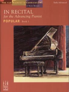 In Recital - for the Advancing Pianist: Book 1 - Popular
