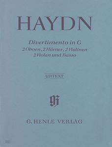 Franz Joseph Haydn: Divertimento G major Hob. II:9 for 2 Oboes, 2 Horns, 2 Violi