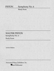 Walter Piston: Symphony No.6 (Study Score)