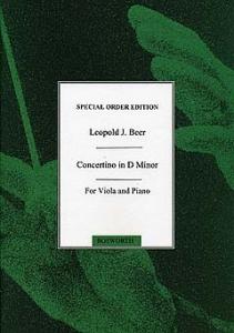 Leopold J. Beer: Concertino In D Minor Op.81 (Viola/Piano)
