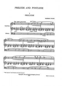 George Dyson: Prelude And Postlude for Organ