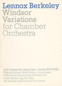 Lennox Berkeley: Windsor Variations Op.75 (Miniature Score)