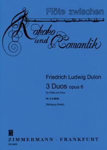 Dulon: Duo Op 6/3 D Minor