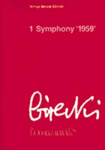 Henryk Gorecki: Symphony No.1 '1959' (Study Score)