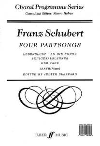 Franz Schubert: Four Partsongs (SATB/Piano)