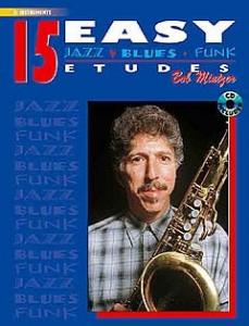 15 Easy Jazz Blues Funk Etudes, Eb Instruments