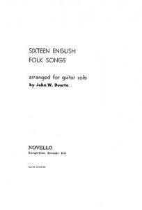 Duarte: Sixteen English Folk Songs for Guitar
