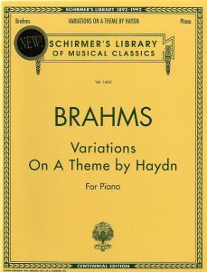 Johannes Brahms: Variations On A Theme Of Haydn For Piano