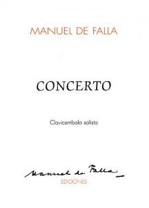 De Falla: Concerto For Harpsichord And 5 Instruments Solo Part