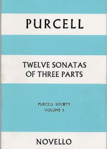 Purcell Society Volume 5 - Twelve Sonatas Of Three Parts (Full Score)