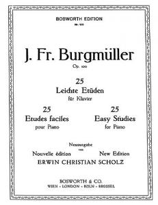 Friedrich Burgmuller: 25 Easy Exercises Op.100 (Bosworth Edition)