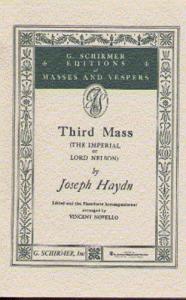 Joseph Haydn: Third Mass (Schirmer Edition)