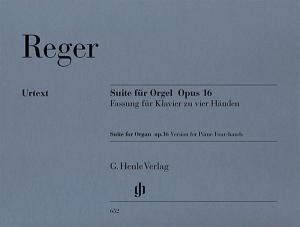 Max Reger: Suite e minor for Organ op. 16 - composer's transcription for Piano f