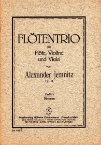 Jemnitz: Trio Op 19 - Score