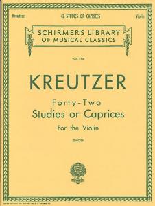 Rodolphe Kreutzer: Forty-Two Studies Or Caprices (Violin)