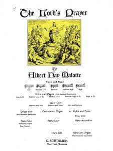 Albert Hay Malotte: The Lord's Prayer (Violin/Piano)
