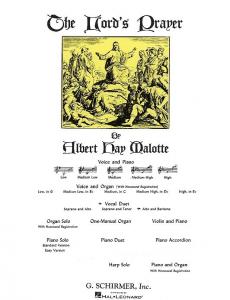 Albert Hay Malotte: The Lord's Prayer (Alto/Baritone Duet)
