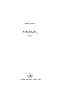 Anders Nordentoft: Aftensang