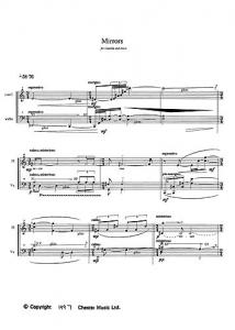 Kaija Saariaho: Mirrors For Flute And Cello