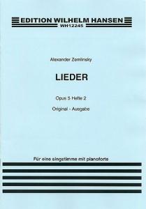 Alexander Zemlinsky: Lieder Op.5 Book 2 (Medium Voice)