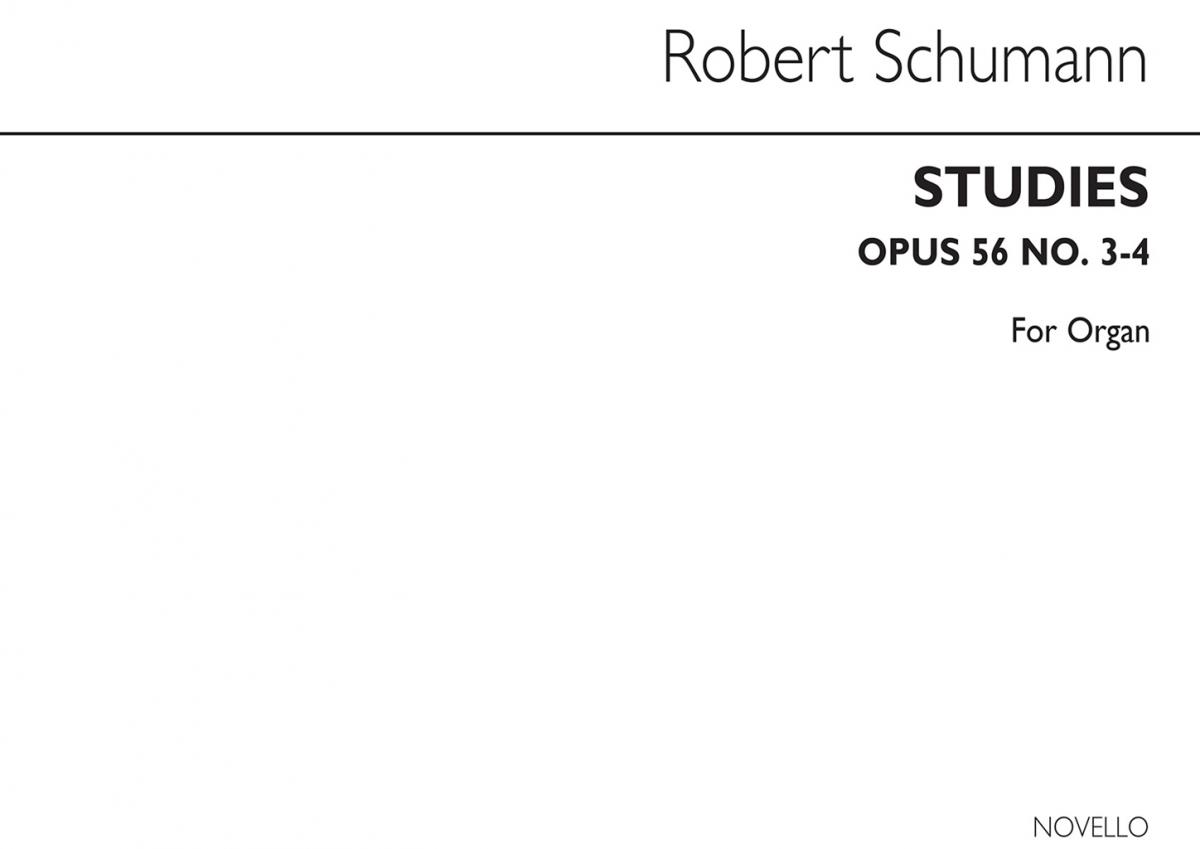 Robert Schumann: Six Studies Op56 Nos.3-4 Organ (Arranged John E West)