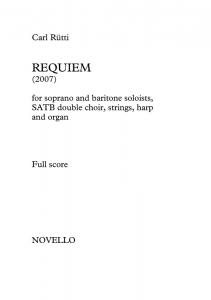 Carl Rutti: Requiem (Full Score)