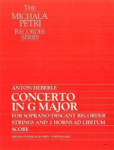 Anton Heberle (Michala Petri): Concerto In G Major For Recorder And Strings (Sco