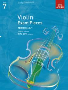 ABRSM: Selected Violin Exam Pieces - Grade 7 Book Only (2012-2015)