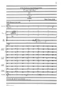 Robert Saxton: Viola Concerto (Full Score)