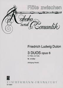 Friedrich Ludwig Dulon: Duo Op.6 No.2 In G Major
