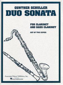 Gunther Schuller: Duo Sonata For Clarinet And Bass Clarinet