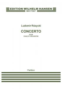 Ludomir Rózycki: Concerto Pour Piano (Score)