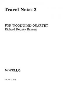 RR Bennett: Travel Notes for Woodwind Quartet - Book 2