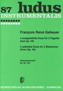 François René Gebauer: Three Duos From Op.44