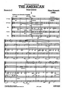 Elgar Howarth: The American (JB 53) Score And Parts