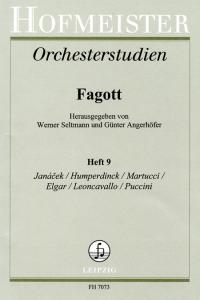 Orchestral Studies Book 9 - Janacek, Elgar, Pucciini