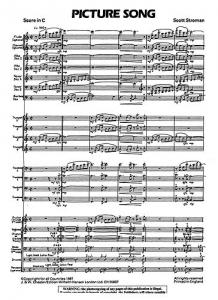 Scott Stroman: JM4 Picture Song (Score And Parts)