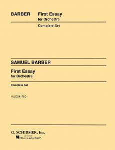 Samuel Barber: First Essay For Orchestra - Complete Set