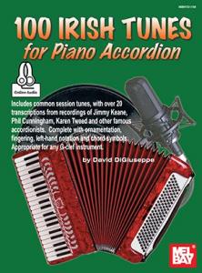 100 Irish Tunes for Piano Accordion (Book/Online Audio)