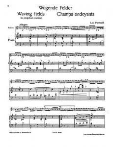 Leo Portnoff: Waving Fields (Violin/Piano)