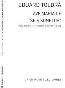 Toldra: Ave Maria (Amaz) for Tenor Saxophone