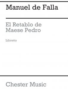 De Falla: El Retablo De Maese Pedro (French Edition)