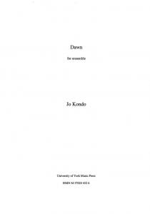 Jo Kondo: Dawn (Conductor's Score)
