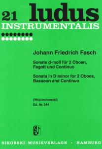 Johann Friedrich Fasch: Sonata In D Minor For 2 Oboes, Bassoon And Continuo