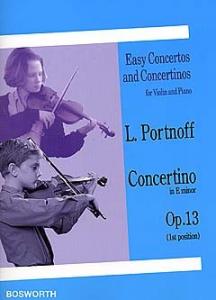 Leo Portnoff: Violin Concertino In E Minor Op.13