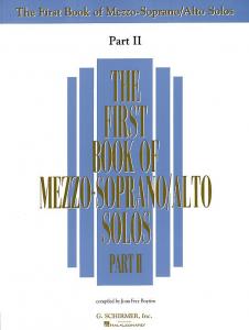 The First Book Of Mezzo-Soprano/Alto Solos Part II
